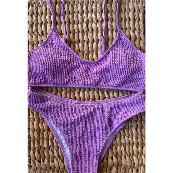 SHEIN Swim Nwot Shein Purple Bikini Set Poshmark
